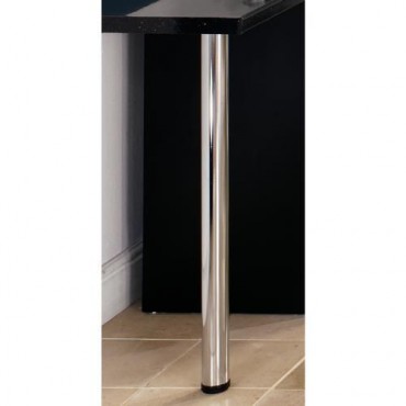 Worktop Leg 1100mm x 60mm Chrome